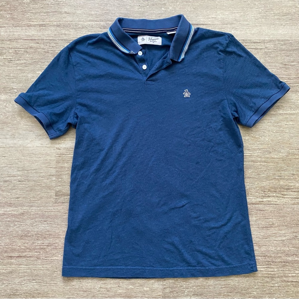 Original Penguin Blue Polo Shirt